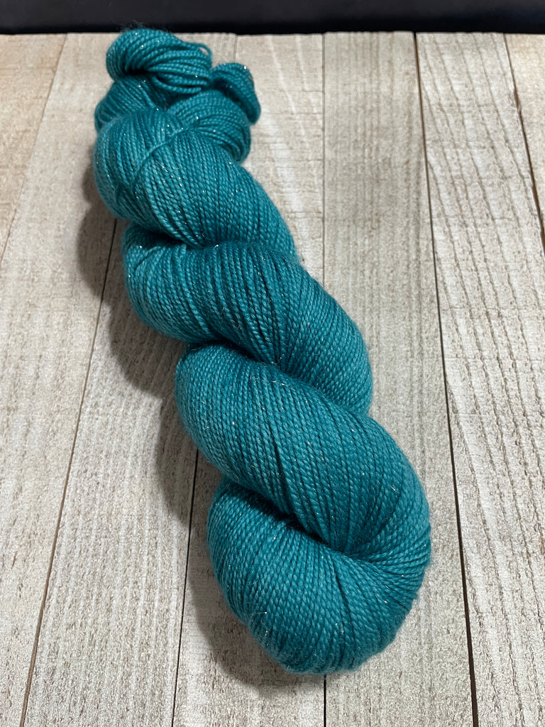 Truly Teal on Illustrious Sock