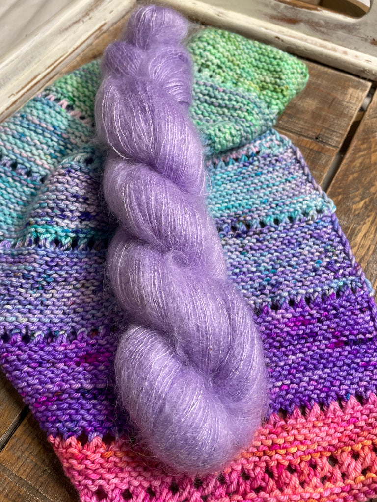 Lilac on Lux Lace Mohair