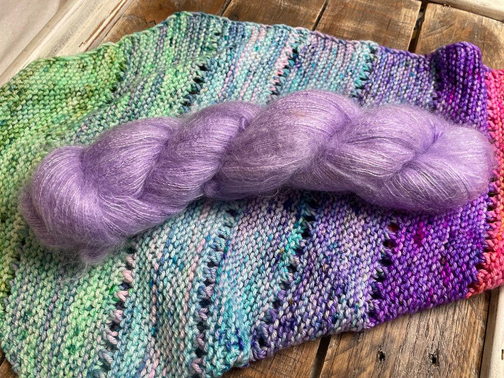 Lilac on Lux Lace Mohair